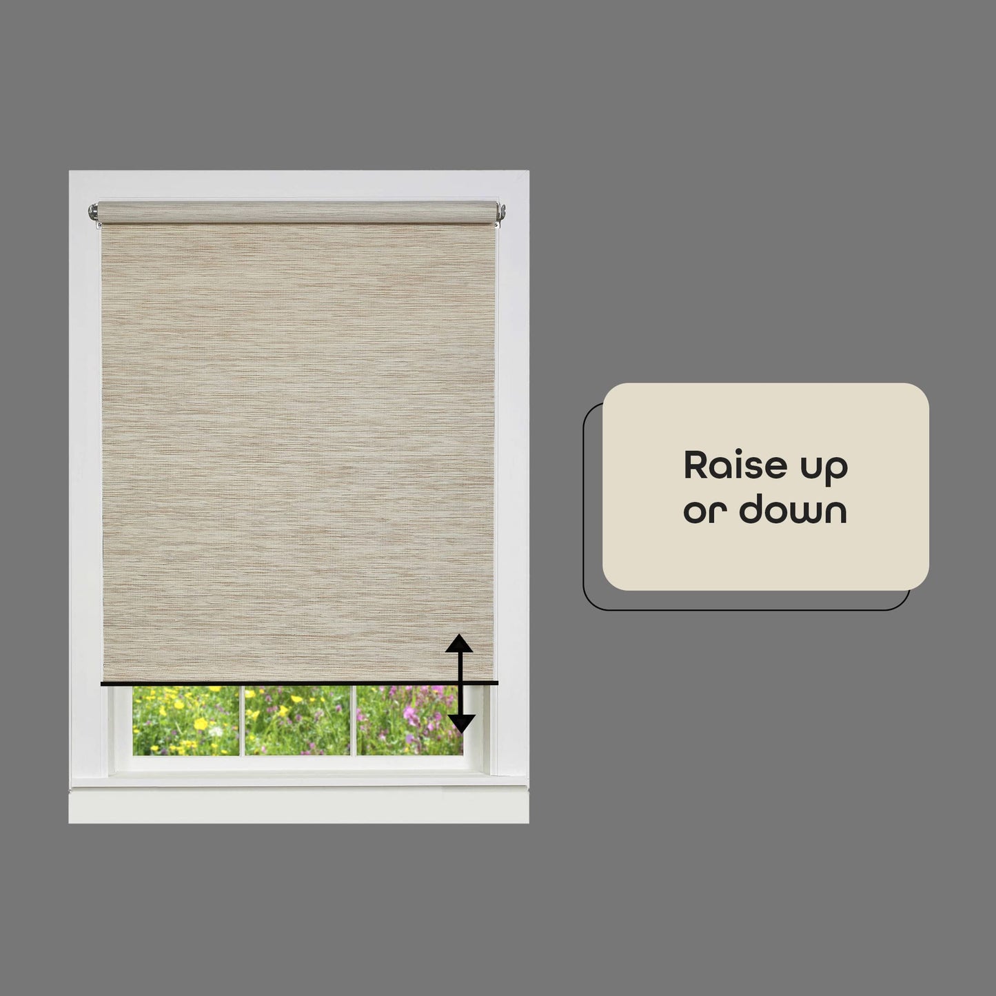 window treatment roller shades | CasaFoyer Cords Free Tear Down Room Darkening Window Shade | Customizable | Easy to Clean | Durable Micro-Ridged Vinyl | 55x72 Ivory | casafoyer.myshopify.com