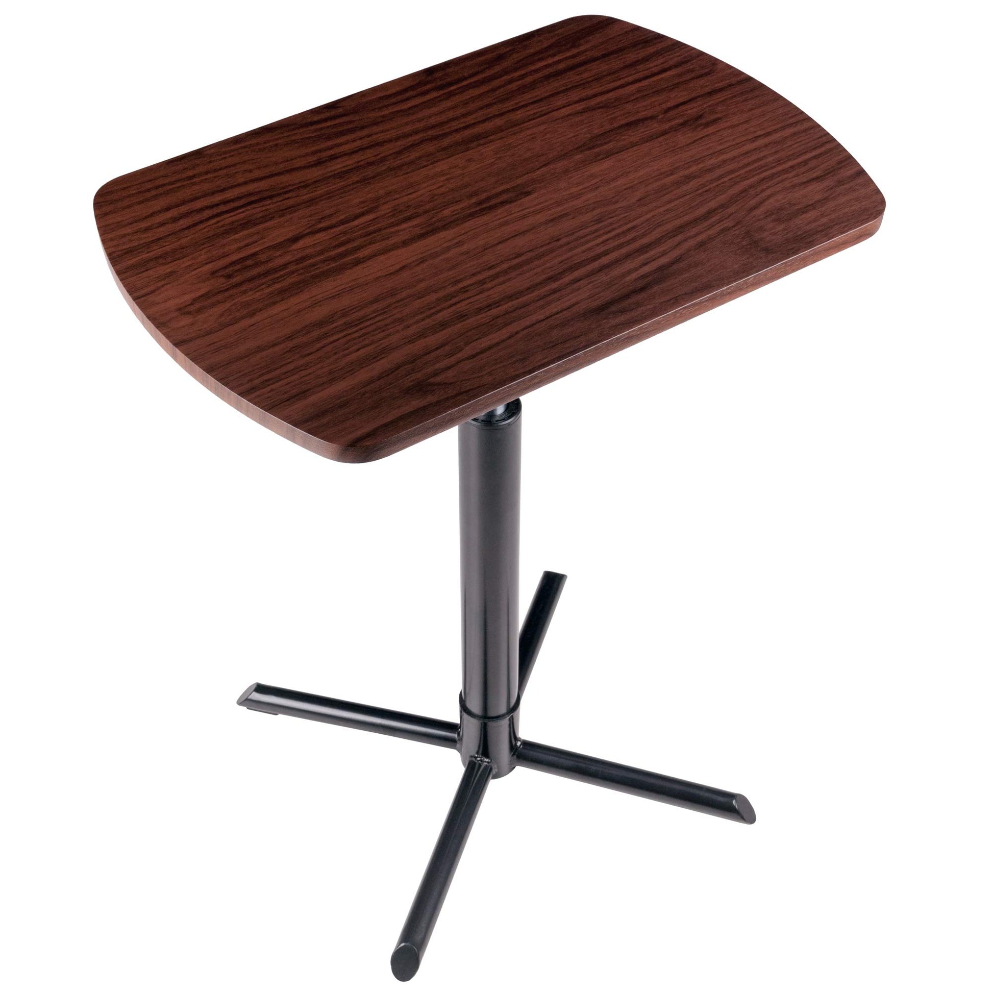 end tables | Ergode  Wood Malyn Adjustable Sofa Table | Versatile & Stylish | Cocoa Finish | Adjustable Height | Sturdy Metal Base | Solid Wood Top | 20.8W x 13.7D | 22.44W x 22.44D x 29.33H | 35 lbs Capacity | casafoyer.myshopify.com