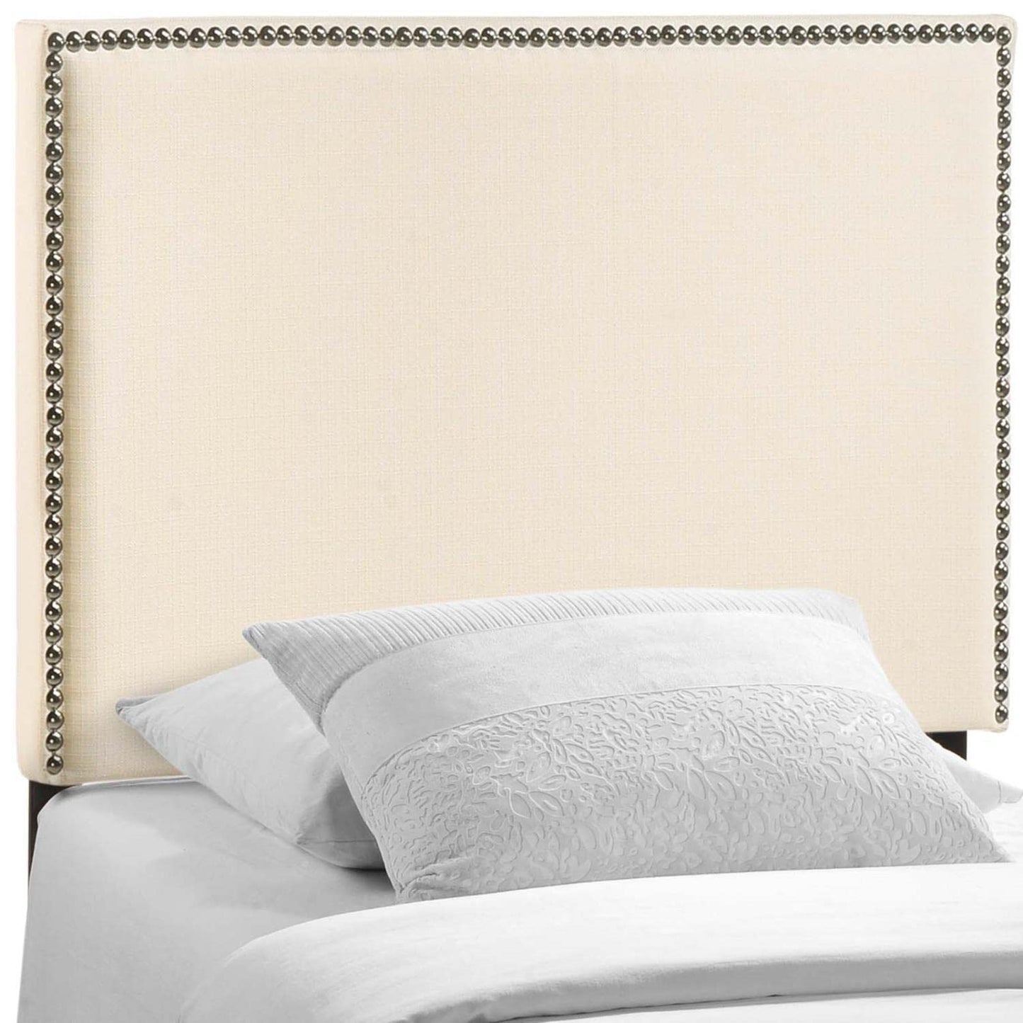 headboards | CasaFoyer  Region Linen Fabric Upholstered Queen Headboard | Spacious, Serene, and Elegant Design | Nailhead Trim | Upgrade Your Bed | casafoyer.myshopify.com