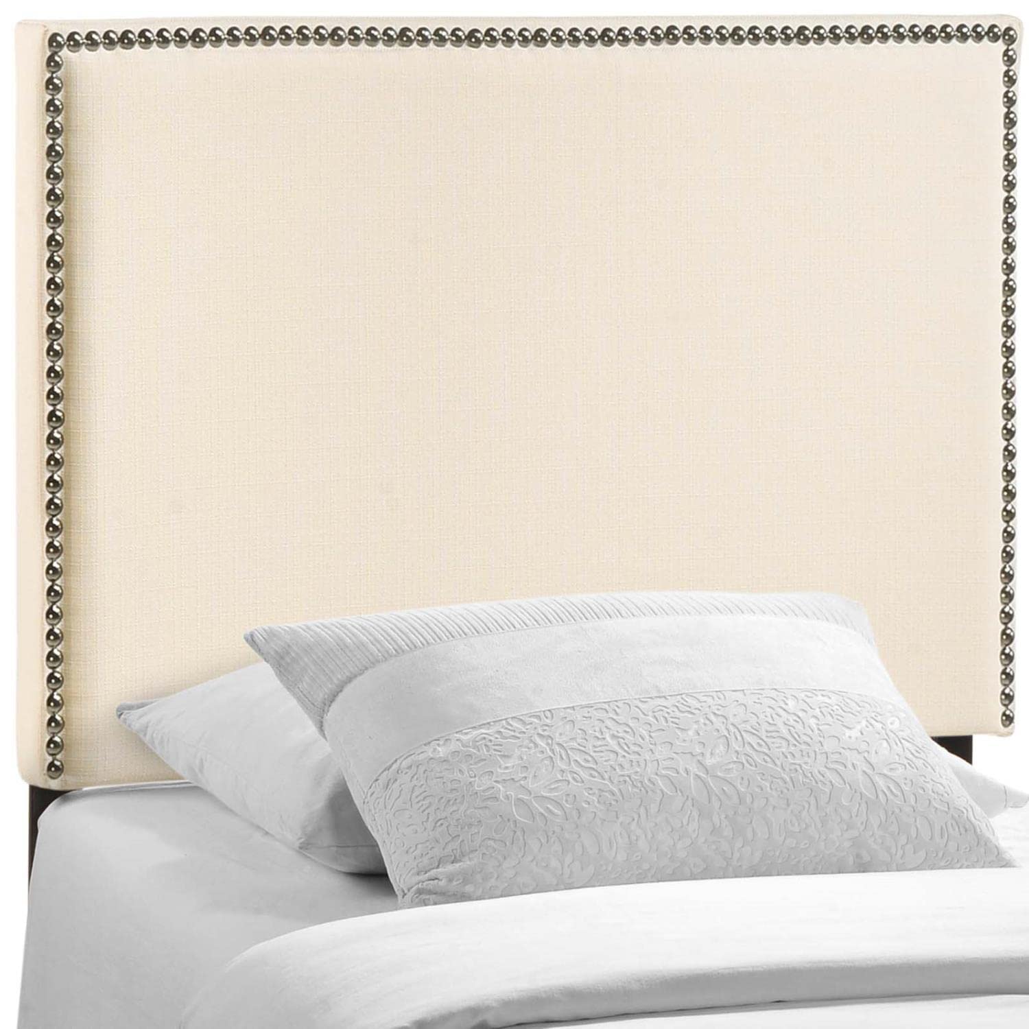 headboards | CasaFoyer  Region Linen Fabric Upholstered Queen Headboard | Spacious, Serene, and Elegant Design | Nailhead Trim | Upgrade Your Bed | casafoyer.myshopify.com