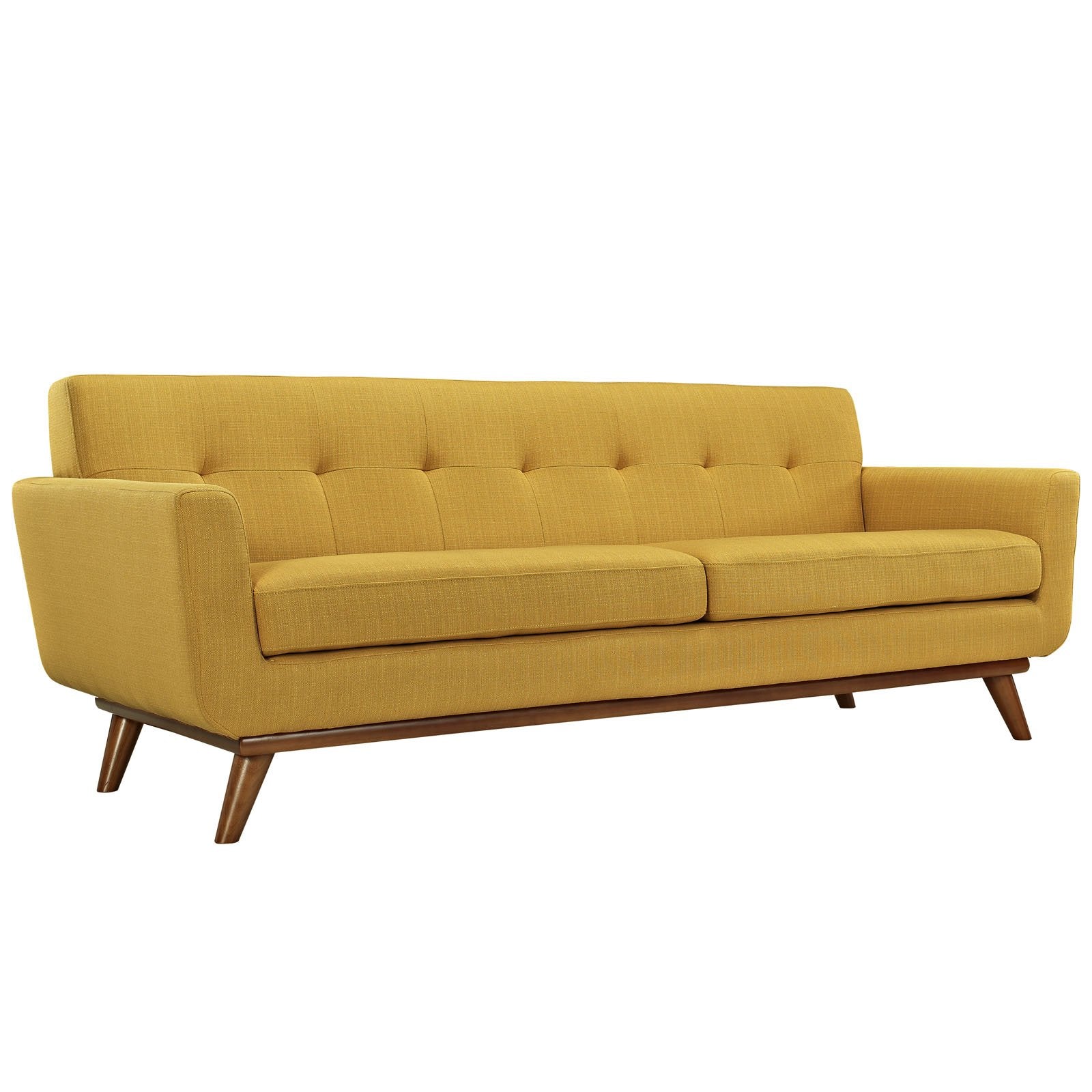 kitchen and dining room sets | CasaFoyer Engage Sofa | Elegant Curves | Generously Sized Cushions | Relaxation Space | Tufted Buttons | Cherry Wood Legs | Durable Frame | Engage Loveseat Included | casafoyer.myshopify.com