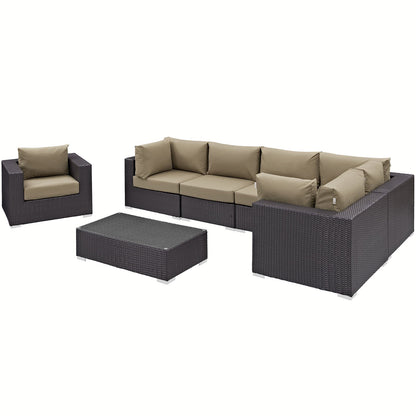 kitchen and dining room sets | CasaFoyer Convene Outdoor Sectional Set | Durable Rattan Weave | Weather-Resistant Cushions | Versatile & Stylish Patio Furniture | casafoyer.myshopify.com