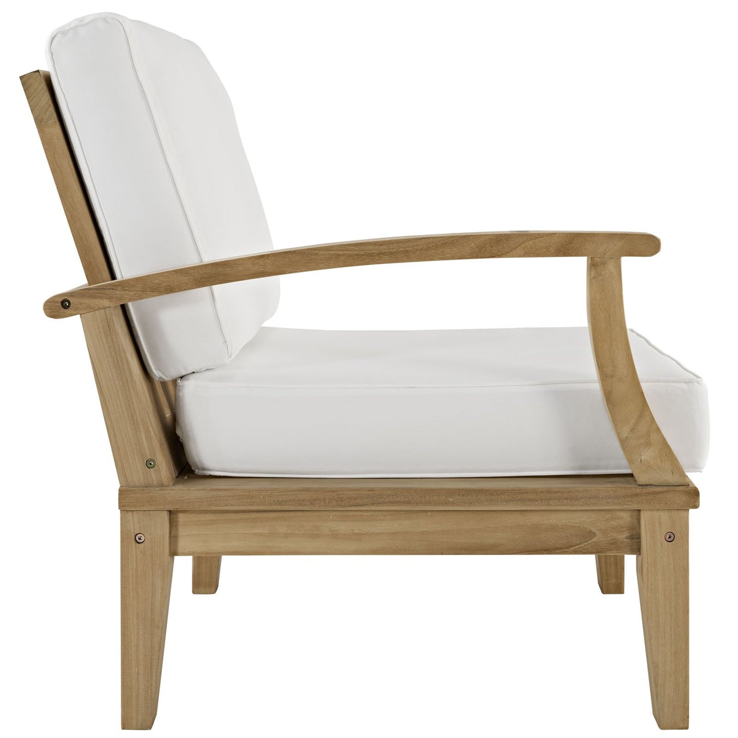 kitchen and dining room sets | CasaFoyer Marina Teak Wood Outdoor Patio Furniture Sofa Sectional Set | Luxury, Durable, All-Weather Cushions | 7-Piece | casafoyer.myshopify.com