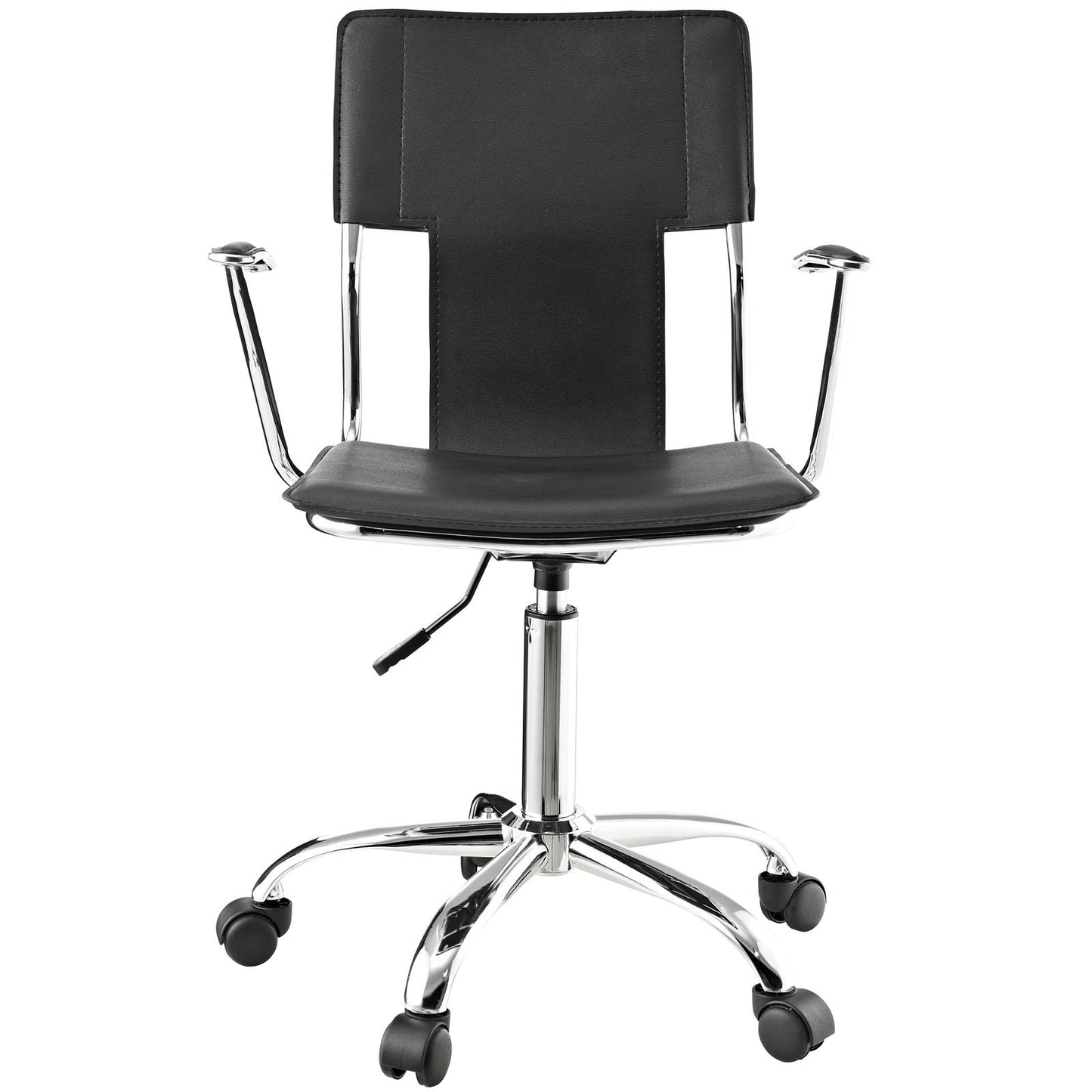 home office desk chairs | CasaFoyer Propel Office Chair | Sleek Design for Enhanced Productivity | Padded Armrests | Chrome-Plated Steel Frame | Customizable Back Angle | Black | casafoyer.myshopify.com