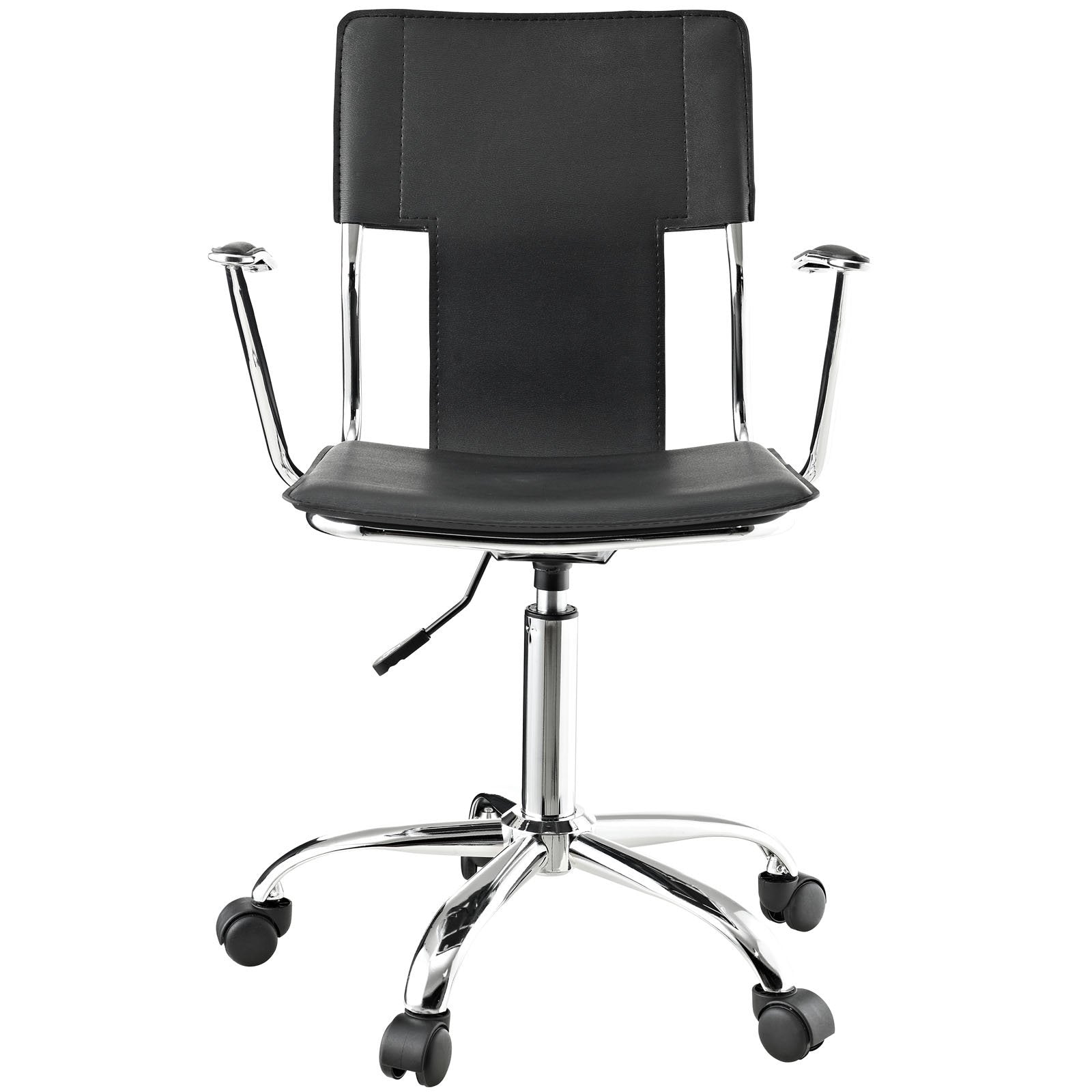 home office desk chairs | CasaFoyer Propel Office Chair | Sleek Design for Enhanced Productivity | Padded Armrests | Chrome-Plated Steel Frame | Customizable Back Angle | Black | casafoyer.myshopify.com