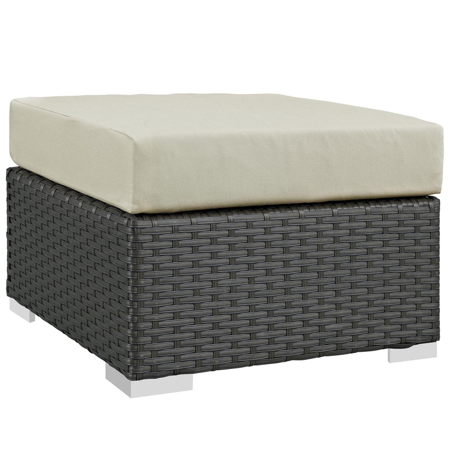 kitchen and dining room sets | CasaFoyer Sojourn Outdoor Patio Furniture Set | Ottoman & Armchairs | Sunbrella Cushions | UV Protection | Aluminum Frame | casafoyer.myshopify.com