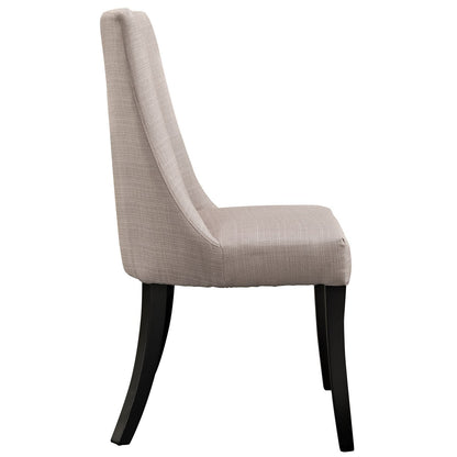 Sofa & chair Sets | Reverie Dining Chair Set of 2 | Timeless Charm | Elegant Design | Durable Parawood Legs | Plush Foam Padding | Beige | casafoyer.myshopify.com