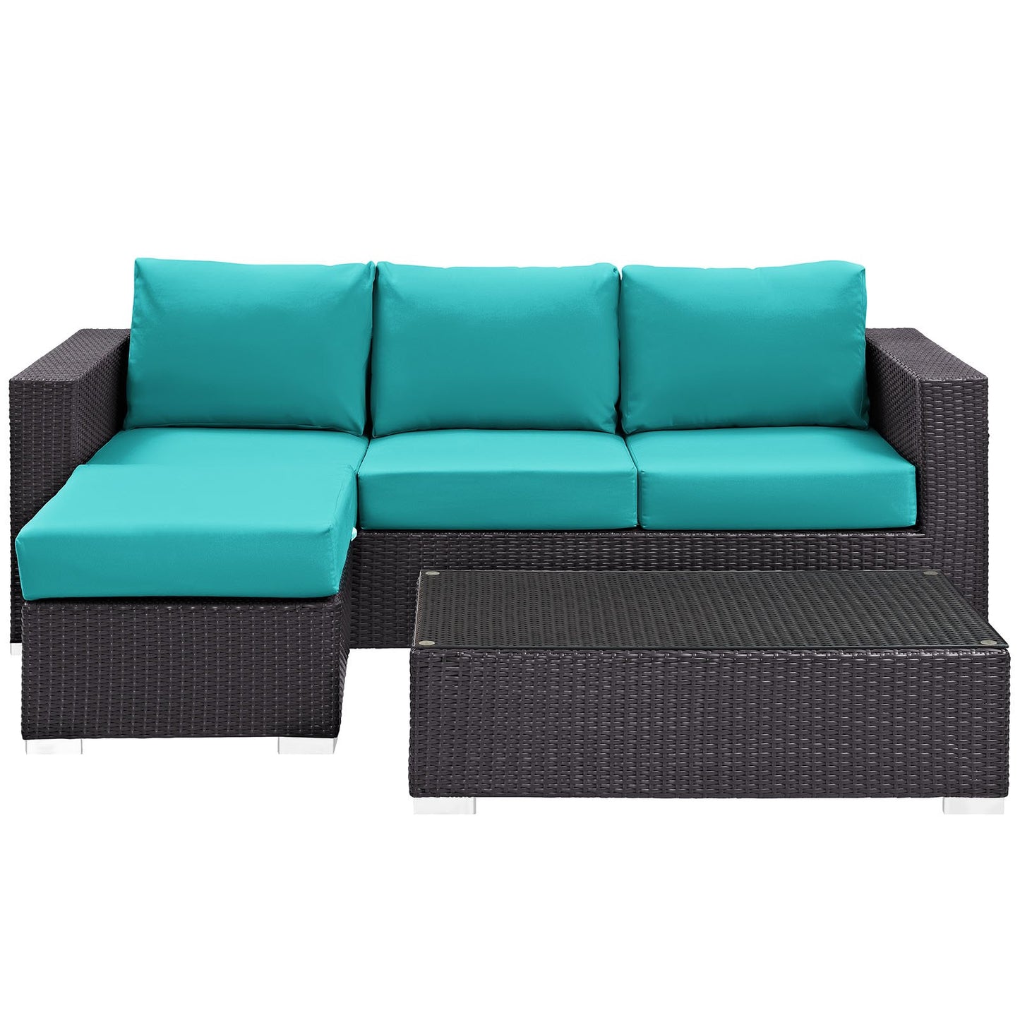 sofas | CasaFoyer Convene Outdoor Sectional Set | Durable Rattan Weave | Aluminum Frame | Weather-Resistant Cushions | Patio, Backyard, Poolside Furniture | casafoyer.myshopify.com
