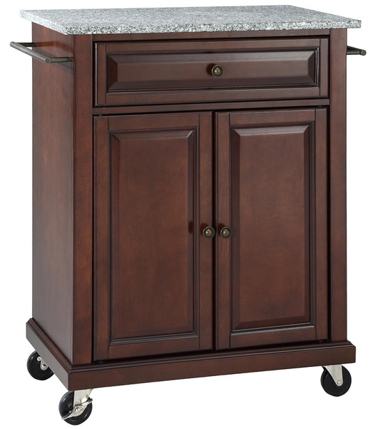 Kitchen Storage | Sturdy Solid Hardwood Kitchen Island | Elegant Raised Panel Doors | Ample Storage Space | Vintage Mahogany Finish | casafoyer.myshopify.com