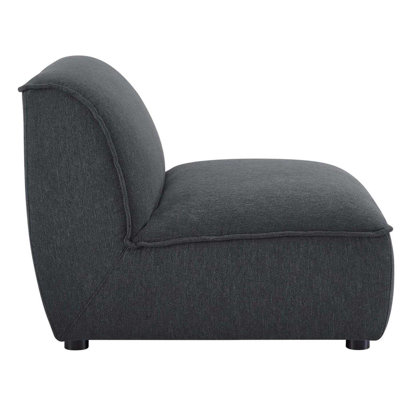 kitchen and dining room sets | CasaFoyer Comprise Upholstered Armless Chair | Ultimate Comfort & Relaxation | French Piping | Dense Foam Padding | Polyester Upholstery | Sturdy Rubberwood Legs | 400 lbs Weight Capacity | casafoyer.myshopify.com