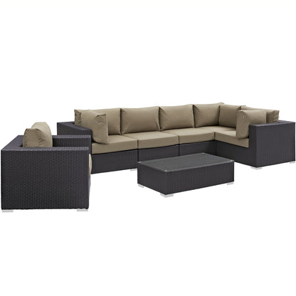 kitchen and dining room sets | CasaFoyer Convene Outdoor Sectional Set | Durable Rattan Weave | Weather-Resistant Cushions | Versatile & Stylish Patio Furniture | casafoyer.myshopify.com