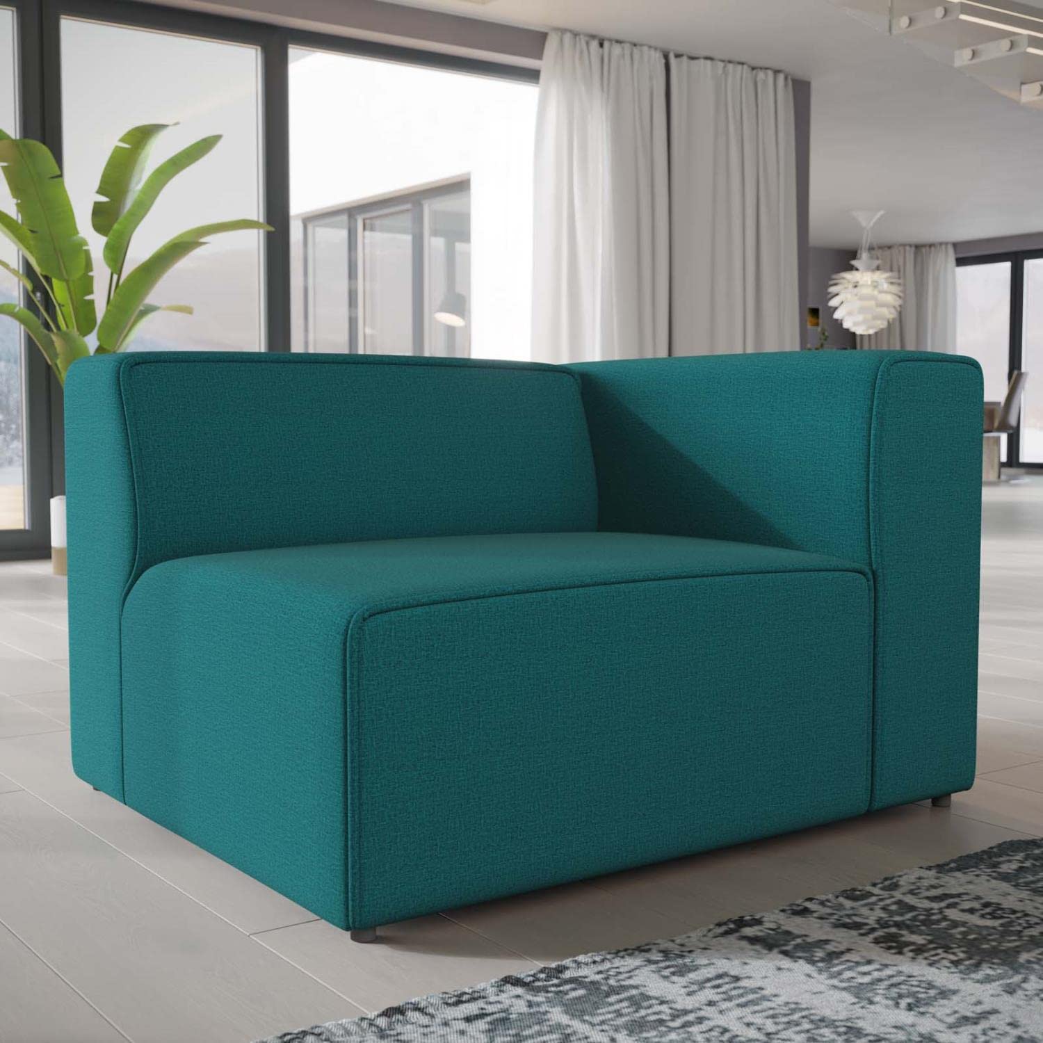 home office desk chairs | CasaFoyer Mingle Ultimate Comfort Armchair | Teal | Spacious Seating | Plush Foam Padding | Adjustable | Polyester Fabric | Contemporary Design | casafoyer.myshopify.com