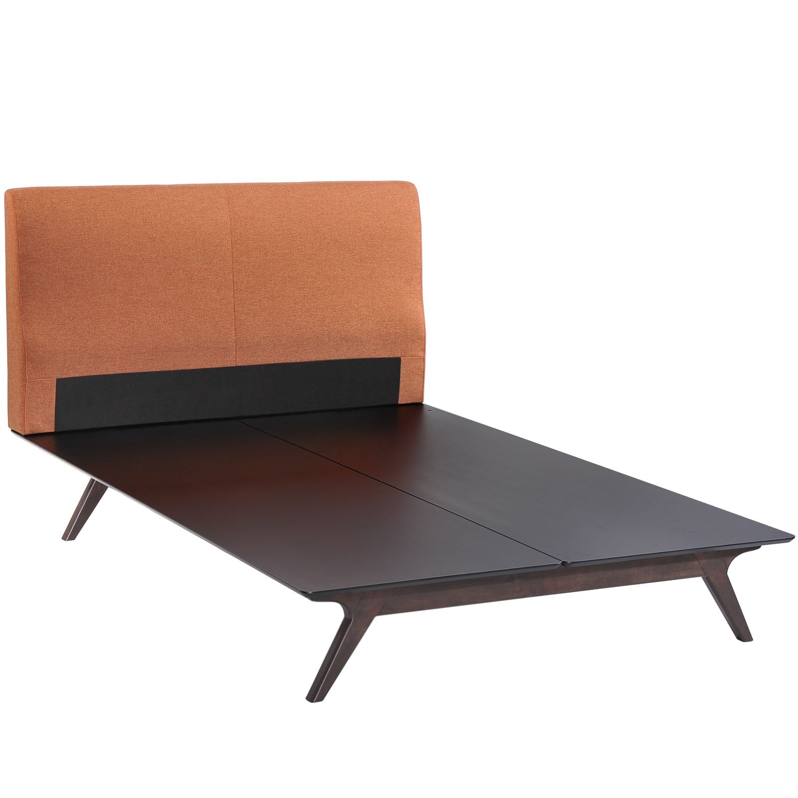 adjustable bed bases | CasaFoyer Tracy Queen Size Platform Bed | Durable MDF | Open Design | Toffee Brown Stained Frame | Foam Padded Headboard | Assembly Required | casafoyer.myshopify.com