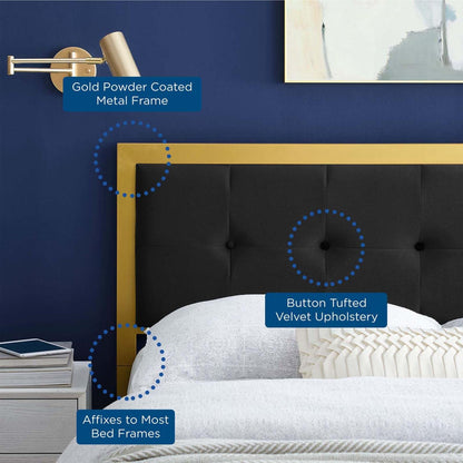headboards | CasaFoyer Teagan Tufted Performance Velvet King Headboard | Vintage Modern Elegance | Glamorous Deco Style | Soft & Stain-Resistant | Durable Metal Frame | casafoyer.myshopify.com