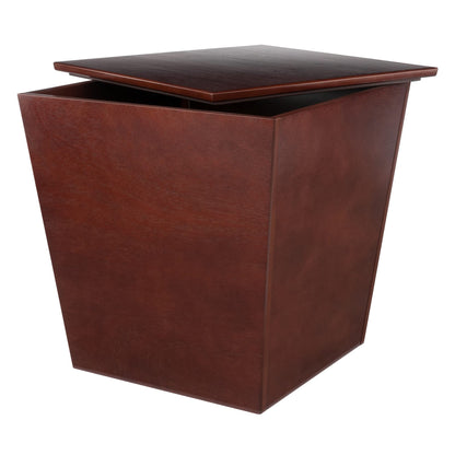 Show piece | Stylish & Adaptable Tapered Cube | Ready to Assemble | 18.43 W x 18.43 D x 18.11 H | 24.85 lbs | Enhances Any Furniture Style | casafoyer.myshopify.com