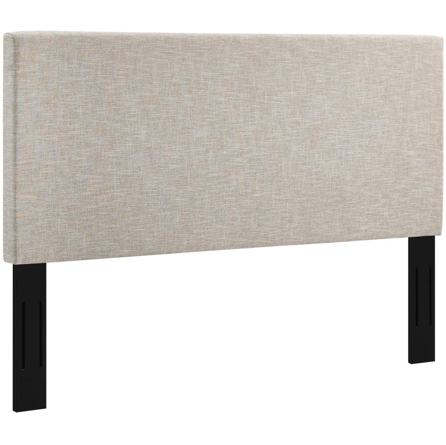 Bed | CasaFoyer Claire King and Cali/California King Headboard | Luxurious Upholstered Linen Fabric | Adjustable Height | Beige | casafoyer.myshopify.com
