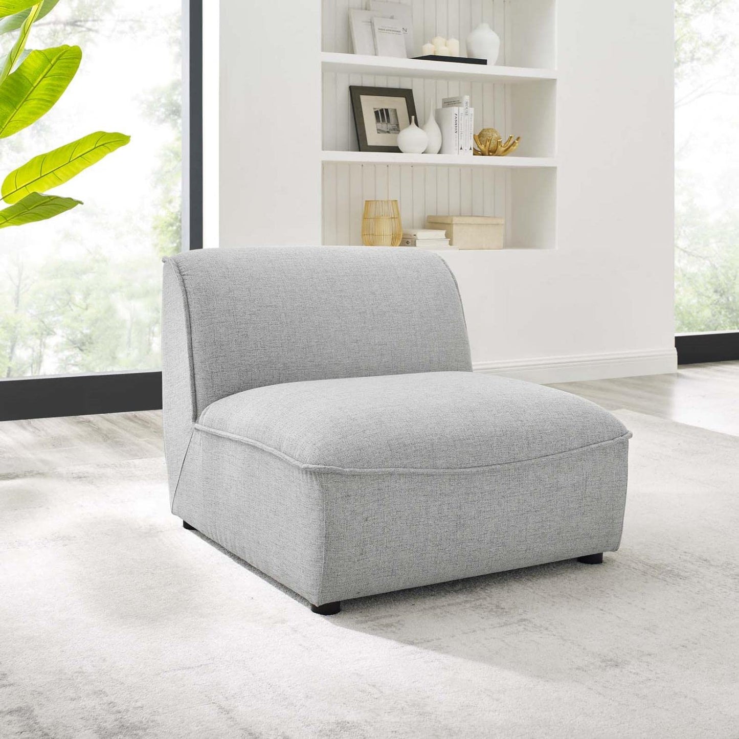 kitchen and dining room sets | CasaFoyer Comprise Upholstered Armless Chair | Ultimate Comfort & Relaxation | French Piping | Dense Foam Padding | Solid Wood Construction | 400 lbs Weight Capacity | casafoyer.myshopify.com