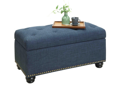 Ottoman | Designs4Comfort 7th Avenue Storage Ottoman | Nailhead Trim | Stylish Bench & Versatile Storage | Lift-Up Lid | Perfect Home Decor Revitalizer | casafoyer.myshopify.com