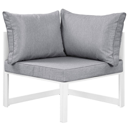 Patio Furniture Sets | Fortuna Outdoor Patio Collection | 9-Piece Sectional Sofa Set | Durable Aluminum Frame | All-Weather Cushions | Coffee Table | Modern Outdoor Lounge Spaces | casafoyer.myshopify.com