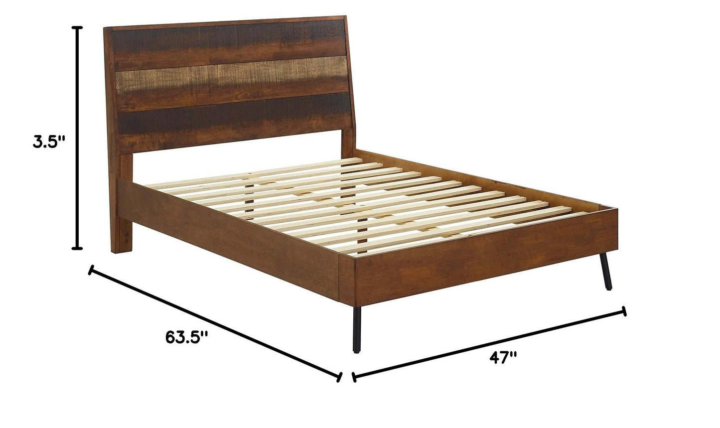 Bed | CasaFoyer Arwen Collection | Queen Bed Set - Walnut Veneer | Durable MDF Wood | No Box Spring | Ample Storage | Supports 2,205 lbs | casafoyer.myshopify.com