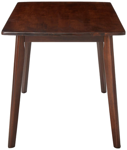 TABLE | CasaFoyer  Wood Shaye Oblong Dining Table | Stylish Design | Durable Construction | Versatile Size | Walnut Finish | Easy Assembly | 47.24 W x 29.53 D x 29.13 H | casafoyer.myshopify.com