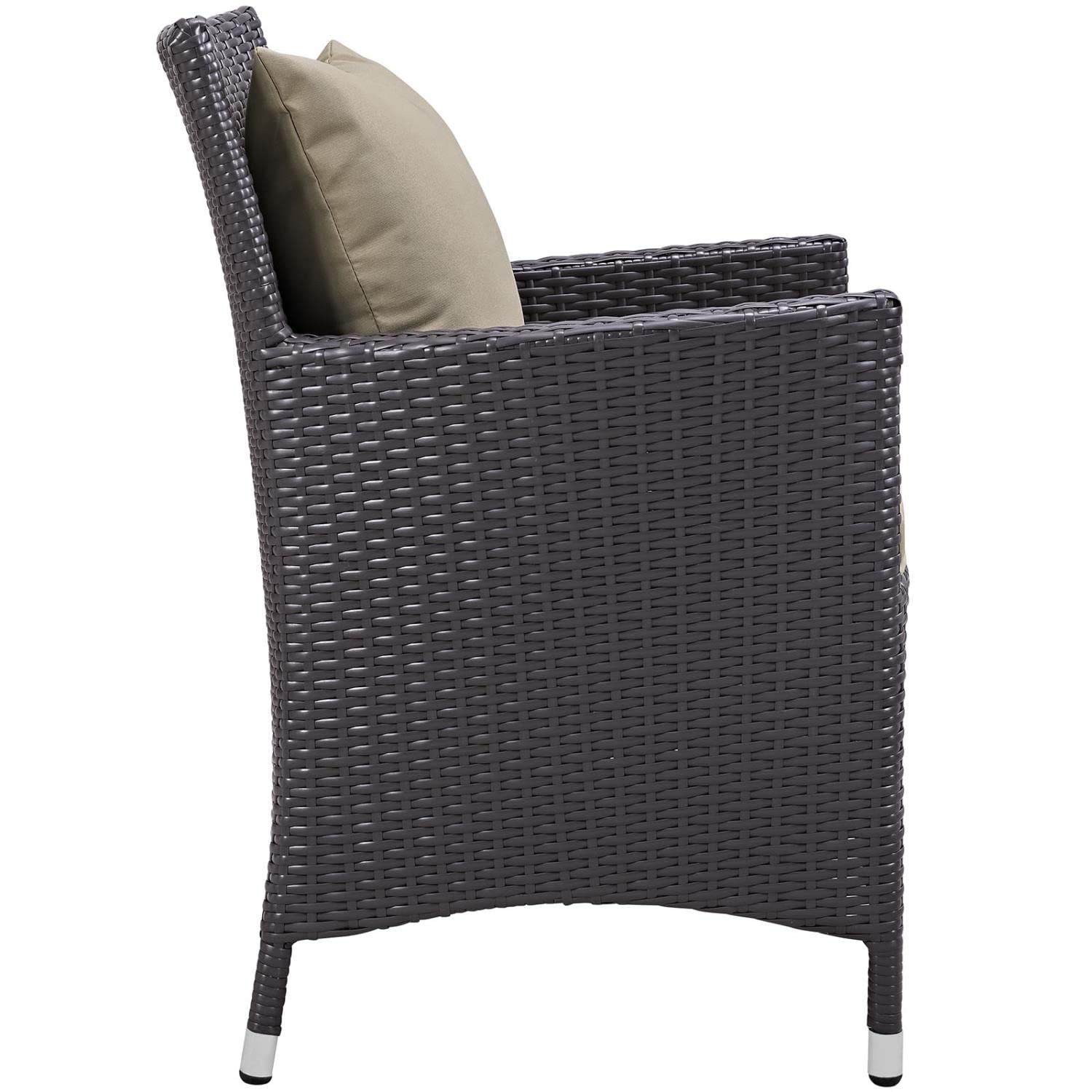 kitchen and dining room sets | CasaFoyer Convene Outdoor Sectional Series | Weather-Resistant Patio Dining Set | 6 Armchairs & Dining Table | Durable Rattan Weave & Aluminum Frame | casafoyer.myshopify.com