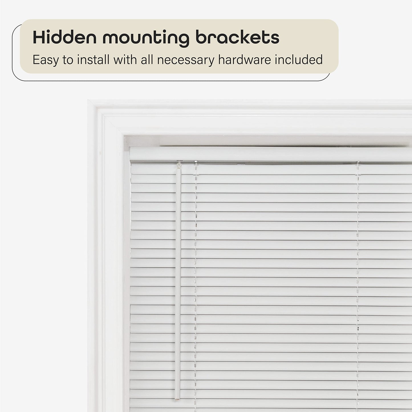 window treatment horizontal blinds | CasaFoyer Cordless GII Deluxe Sundown 1 Blind | Room Darkening | PVC | Child & Pet Safe | Easy Installation | 27x64 White | casafoyer.myshopify.com