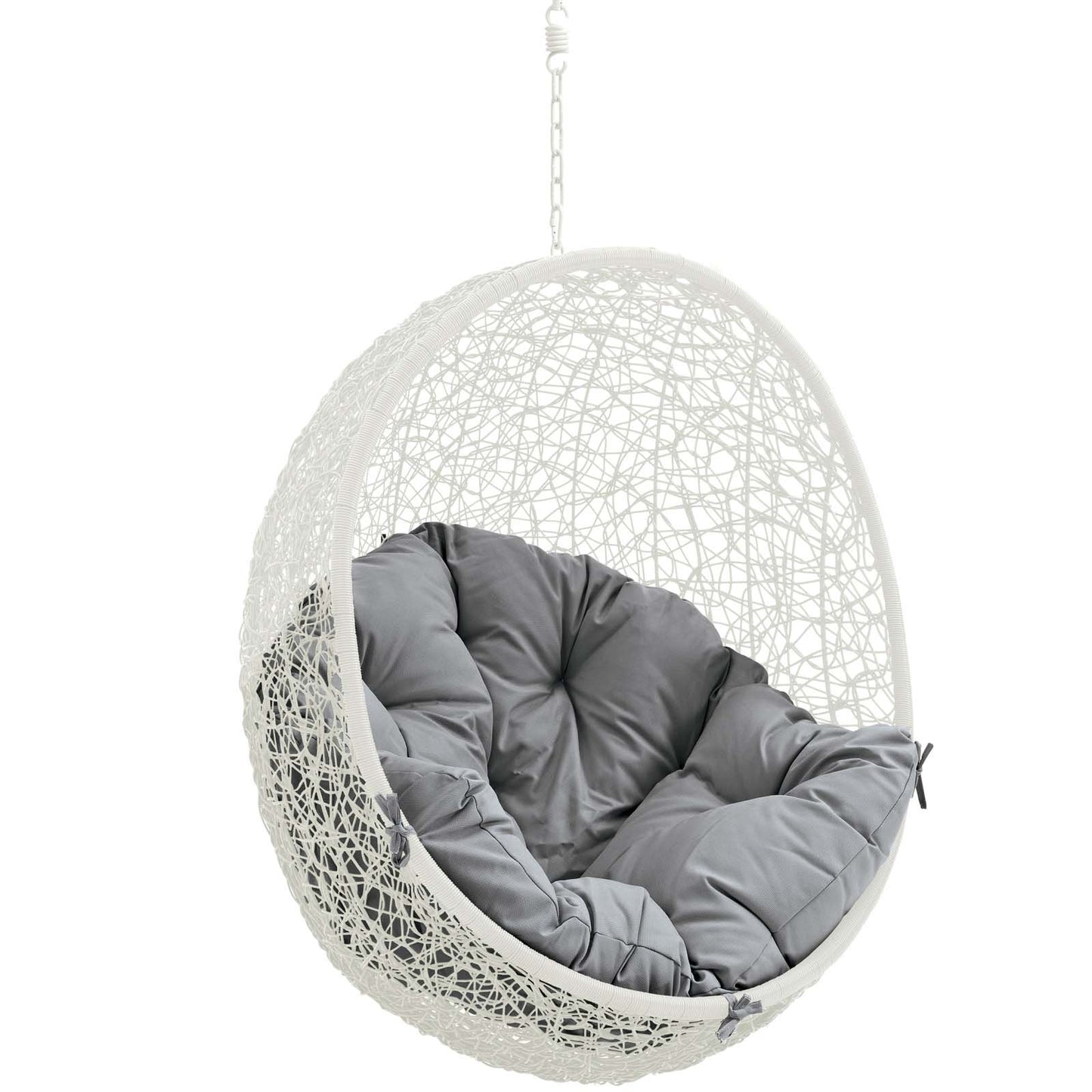 porch swings | Ergode Hide Outdoor Patio Swing Chair | Tranquil Island Getaway | Synthetic Rattan Weave | All-Weather Cushion | Powder-Coated Steel Frame | Adjustable Chain | Ideal for Patio, Backyard, Porch, Poolside | UV Resistant | Includes 1 Swing Chair | casafoyer.myshopify.com