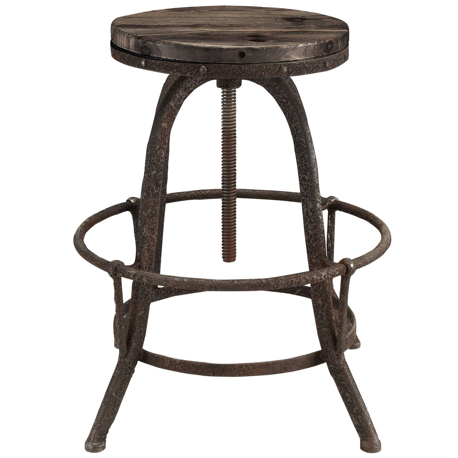 barstools | CasaFoyer Collect Wood Top Counter Stool | Set of 2 | Industrial Modern Design | Pine Wood | Cast Iron Stand | Foot Ring | Timeless Addition | casafoyer.myshopify.com