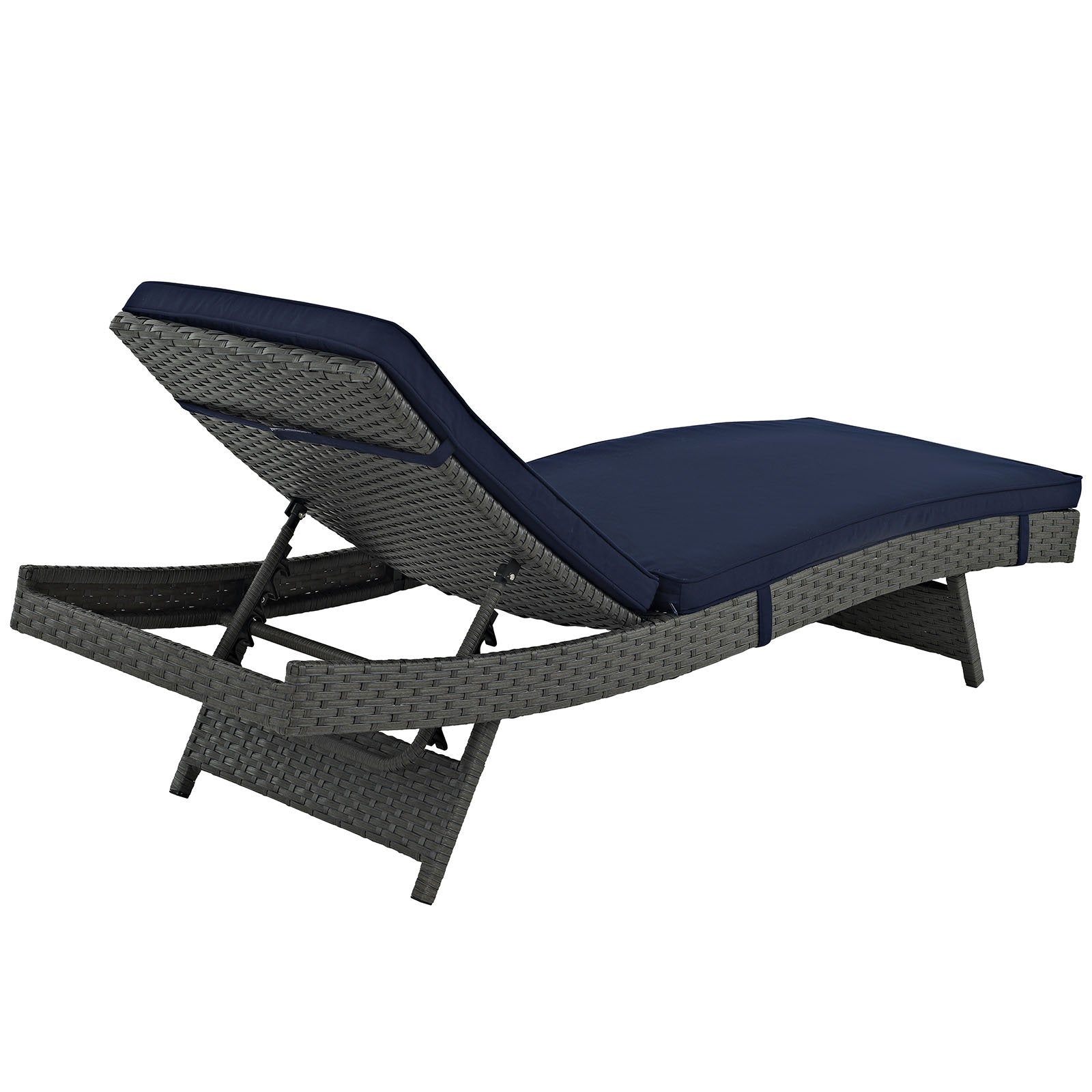 Patio Furniture Sets | Sojourn Outdoor Patio Chaise Lounge Chair | Adjustable Seating | Sunbrella Cushions | UV Protection | Aluminum Frame | casafoyer.myshopify.com