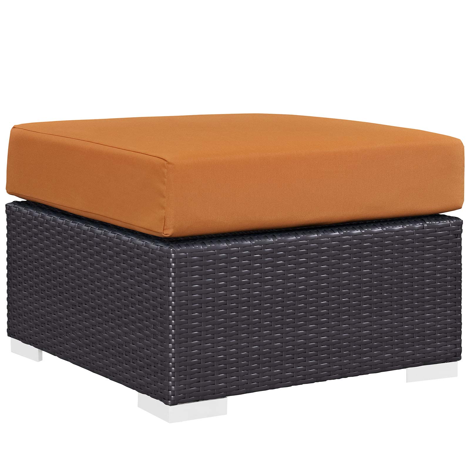 kitchen and dining room sets | CasaFoyer Convene Outdoor Sectional Set | Synthetic Rattan | Aluminum Frame | Weather-Resistant Cushions | Includes Ottoman & Armchairs | casafoyer.myshopify.com