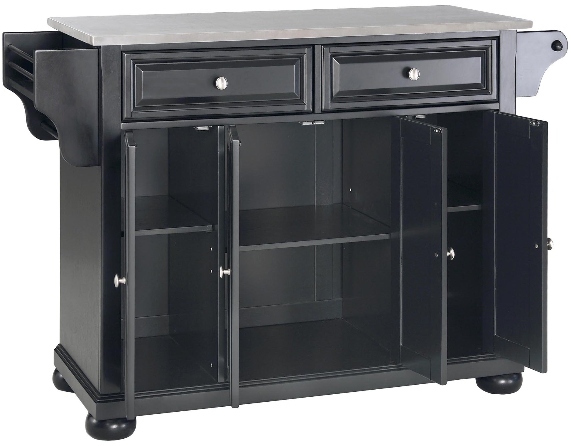 Kitchen Storage | Durable Hardwood Kitchen Island | Elegant Raised Panel Doors | Ample Storage Space | casafoyer.myshopify.com