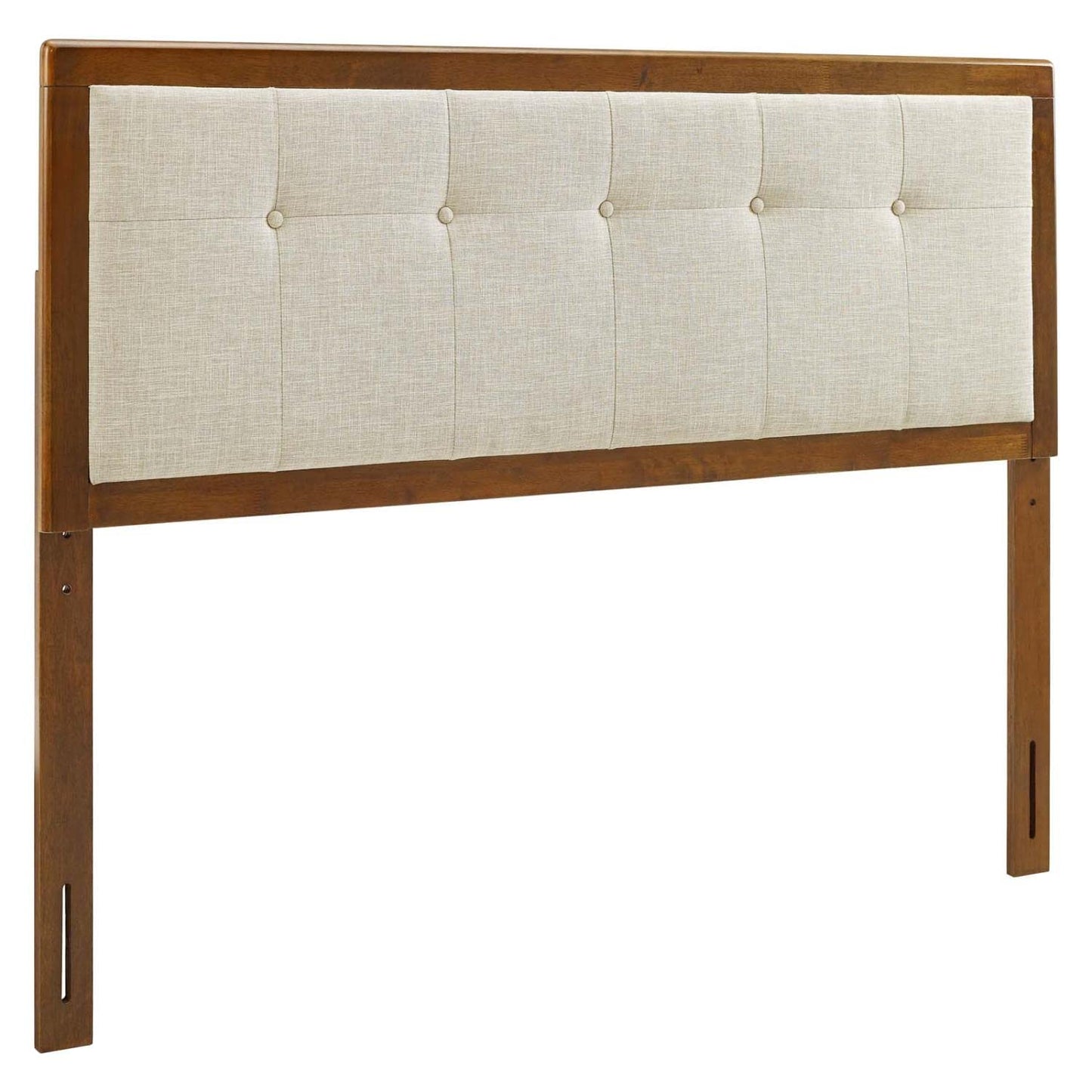 Bed | CasaFoyer Draper Tufted Wood Full Headboard | Contemporary Charm | Nostalgic Accents | Natural Appeal | Walnut Beige | Fits Full-Size Beds | Easy to Customize | Durable Construction | Includes One Headboard | casafoyer.myshopify.com
