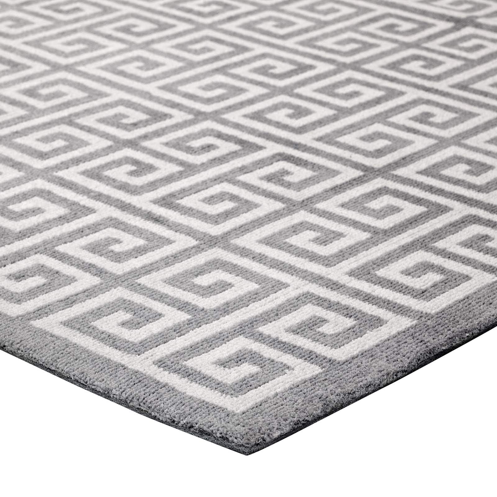 Carpet & Rugs | CasaFoyer Freydis Greek Key Area Rug | 5x8 | Soft & Stain-Resistant | Ideal for High-Traffic Areas | Traditional & Contemporary Decor | casafoyer.myshopify.com