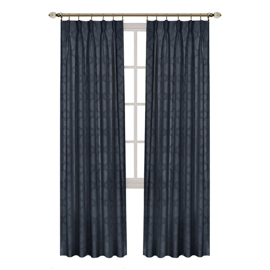 solar panels | CasaFoyer Opulent Embossed Velvet Blackout Curtain | Contemporary Pinch Pleat Design | Maximum Privacy | Easy Hanging | 34x63 | casafoyer.myshopify.com