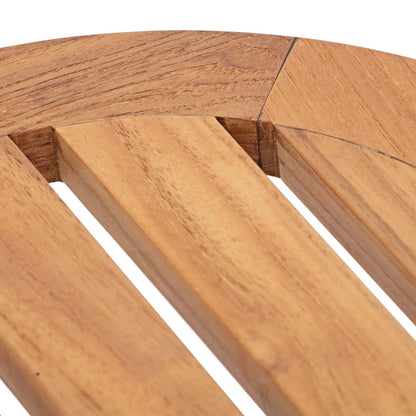 coffee tables | Ergode Saratoga Outdoor Patio Collection | Premium Teak Wood Coffee Table | Rounded Wood Slat Design | Versatile for Balconies, Backyards, Patios, Gardens | Non-Marking Foot Caps | casafoyer.myshopify.com