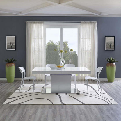 area rugs | CasaFoyer Therese Abstract Swirl Area Rug | Elegant Modern Design | Plush Texture | Stain Resistant | 8x10 Size | Ivory & Charcoal | casafoyer.myshopify.com