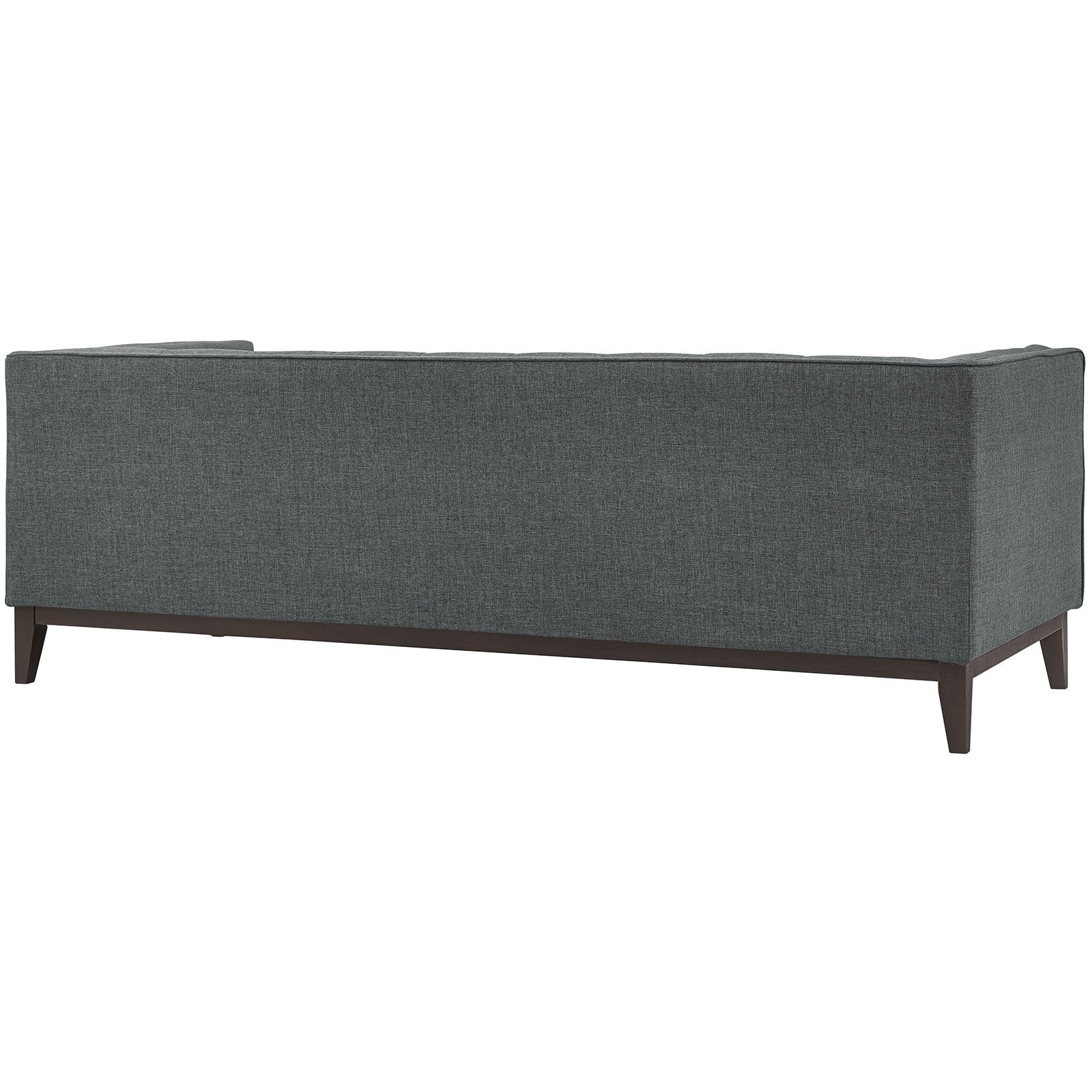 sofas | CasaFoyer Serve Sofa | Tufted Button Design | Opulent Polyester Upholstery | Walnut Legs | Plush Foam Cushioning | Elegant & Comfortable | Ideal for Living Rooms, Lounges, and Reception Areas | casafoyer.myshopify.com