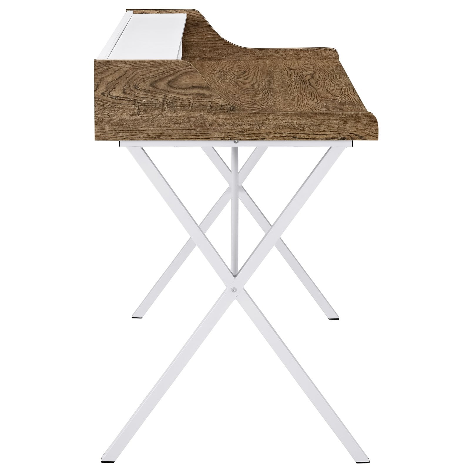 home office desks | Bin Office Desk | Streamlined Design | Easy Access & Communication | Walnut Finish | casafoyer.myshopify.com