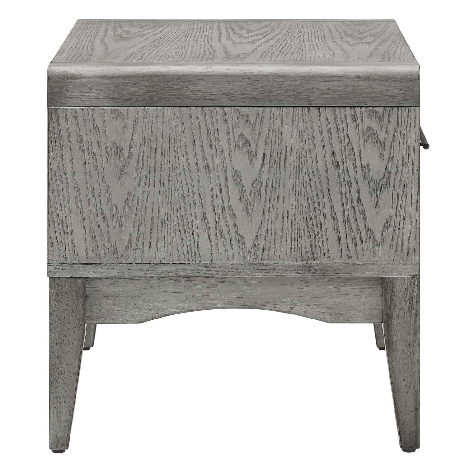 TABLE | CasaFoyer Georgia Wood Nightstand | Rustic Charm meets Modern Farmhouse Style | Solid Rubberwood with Wood Grain Veneer | Ample Storage & Streamlined Design | Assembly Required | Perfect for Bedroom Decor | casafoyer.myshopify.com