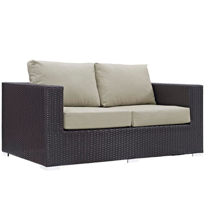 sofas | CasaFoyer Convene Outdoor Sectional Set | Adjustable & Weather-Resistant Patio Furniture | Loveseat, Armchairs, Ottomans | casafoyer.myshopify.com
