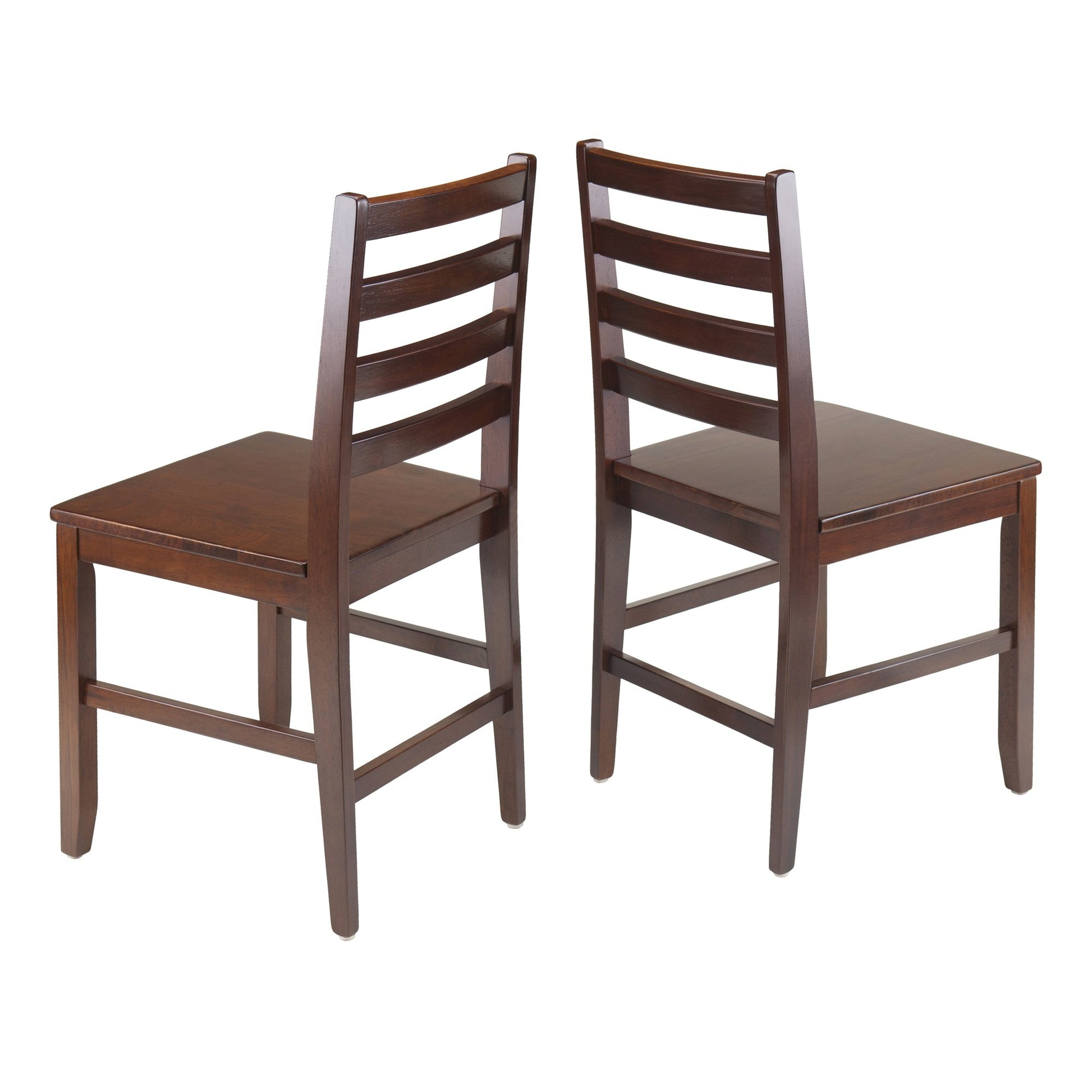 childrens table and chair sets | CasaFoyer 3-Pc Kingsgate Dining Table Set | 2 Hamilton Ladder Back Chairs | Real Wood, Walnut Finish | Compact & Functional | Assembly Required | casafoyer.myshopify.com