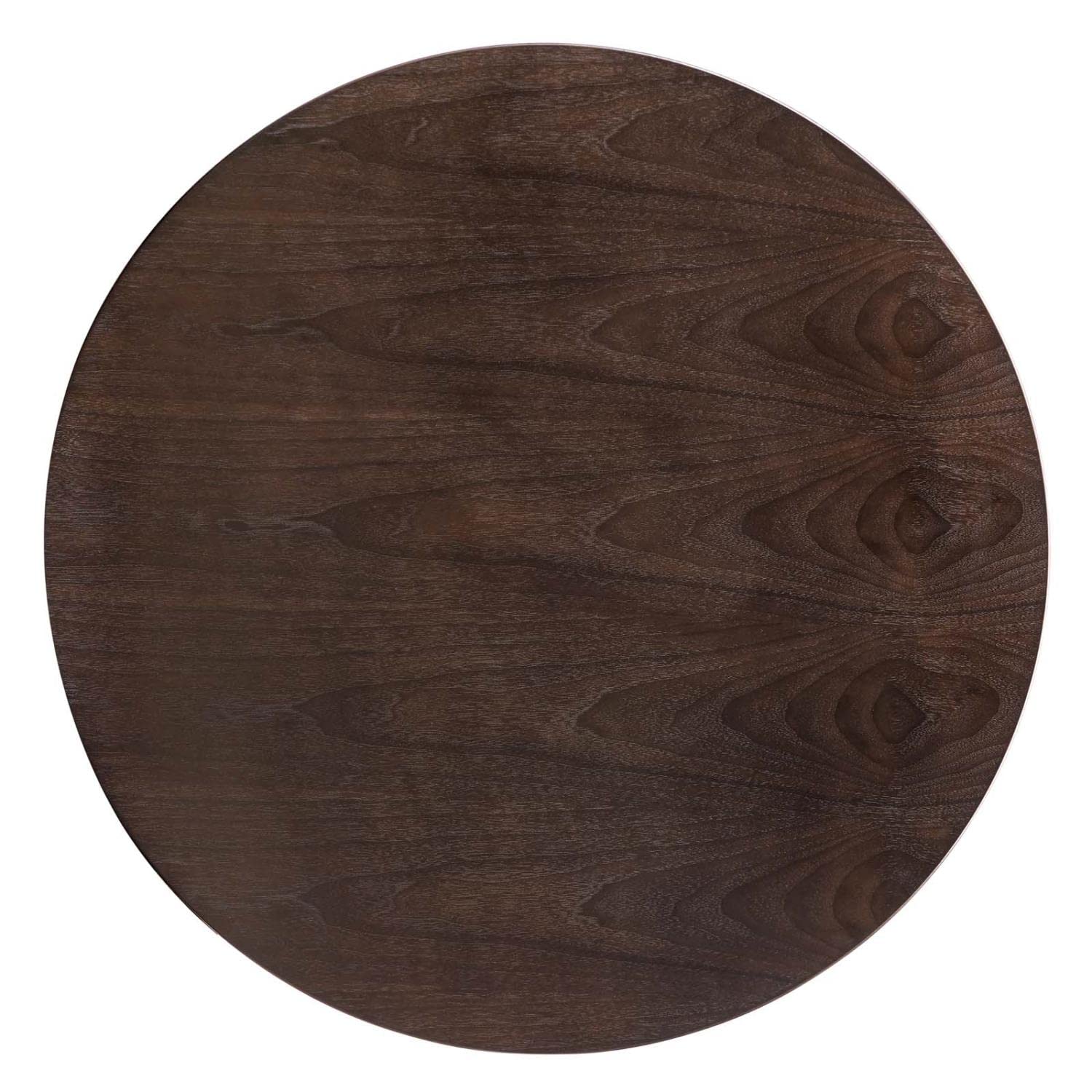 patio dining tables | CasaFoyer Tupelo 40 Dining Table | Modern Style with Mid-Century Charm | Sturdy Conical Pedestal Base | Polished Gold Metal Finish | Easy to Clean | Non-Marking Ring | Assembly Required | casafoyer.myshopify.com
