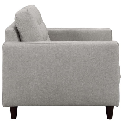 kitchen and dining room sets | CasaFoyer Empress Button Tufted Upholstered Fabric Sectional Sofa Set | Plush Cushions | Sturdy Support | Luxurious Seating | Light Gray | casafoyer.myshopify.com