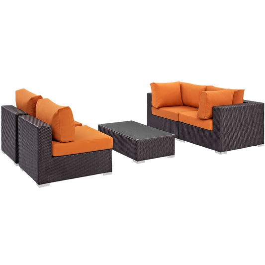 kitchen and dining room sets | CasaFoyer Convene Outdoor Sectional Set | Durable Rattan Weave | Weather-Resistant Cushions | Versatile & Stylish | Includes Coffee Table & Chairs | casafoyer.myshopify.com