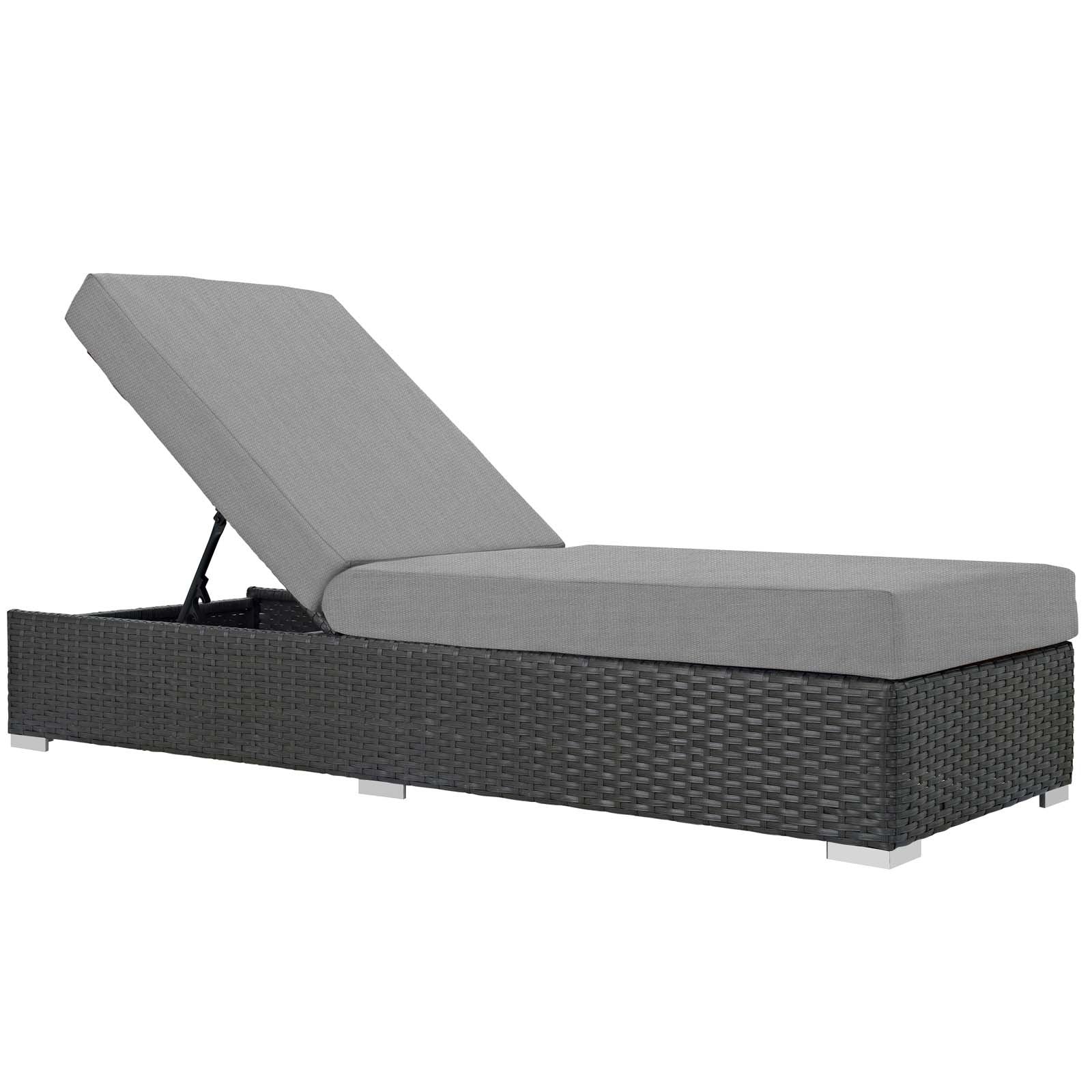 home office desk chairs | CasaFoyer Sojourn Outdoor Patio Furniture Collection | Durable & Versatile Chaise Lounge with Sunbrella Cushions - Canvas Gray | casafoyer.myshopify.com