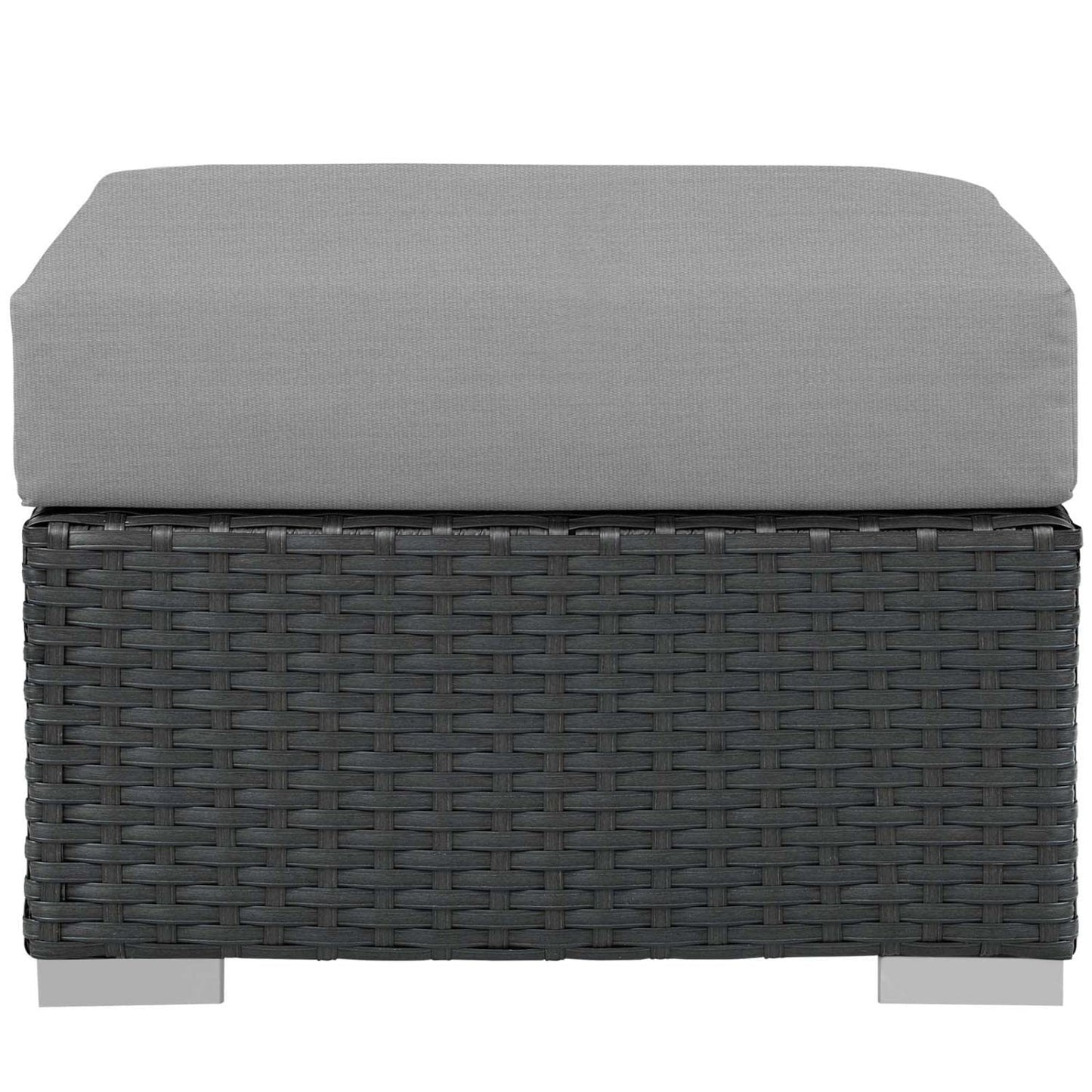 Ottoman | Sojourn Outdoor Patio Ottoman | Sturdy & Versatile Seating | Sunbrella Cushions | UV Protection | Patio, Backyard, Poolside | casafoyer.myshopify.com