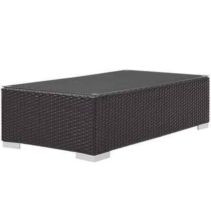 Patio Furniture Sets | Convene Outdoor Sectional Series | Durable Rattan Coffee Table | Patio, Backyard, Poolside Gathering | Seamless & Stylish Outdoor Experience | casafoyer.myshopify.com