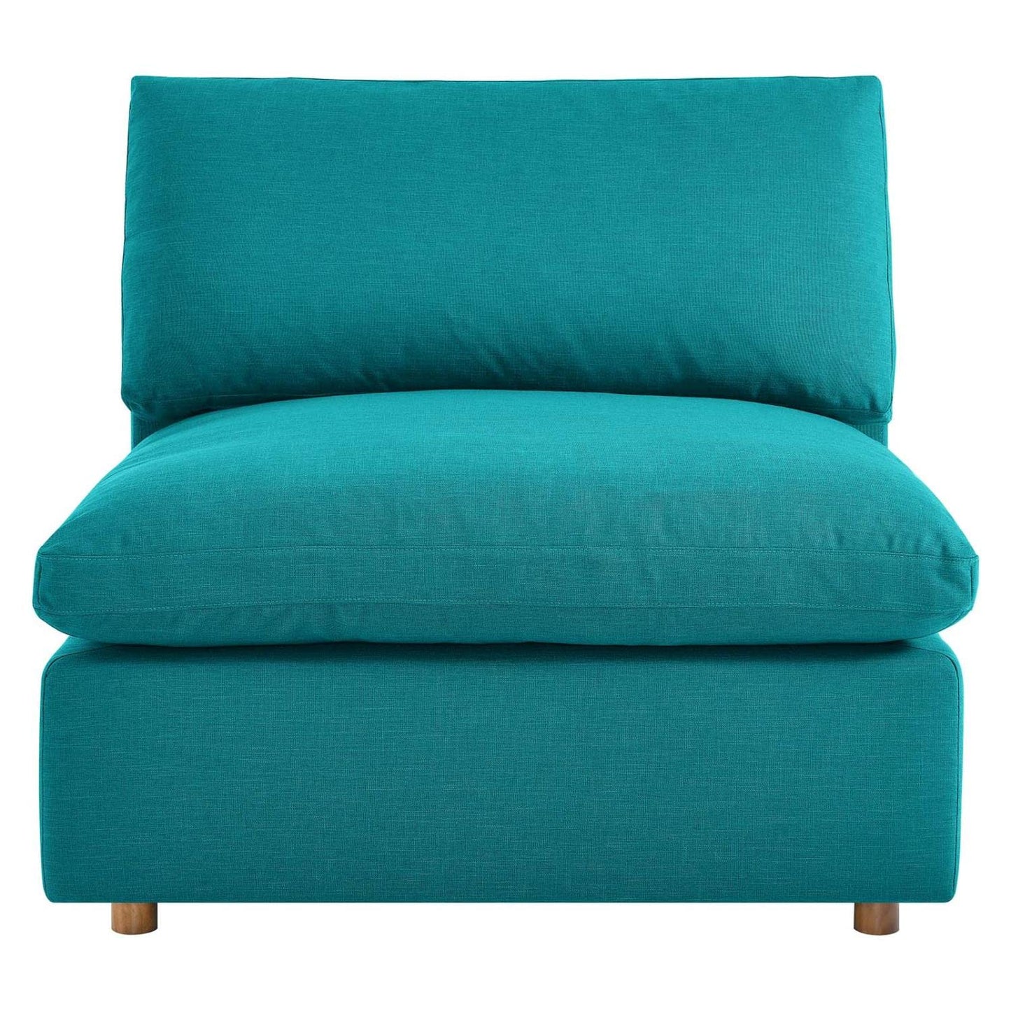 sofas | CasaFoyer Commix Armless Chair | Plush Comfort | Sleek Design | Soft Polyester Fabric | Cotton & Down Cushions | Solid Wood Frame | Ideal for Modern Homes | casafoyer.myshopify.com