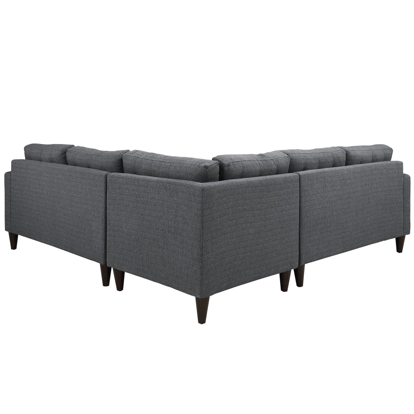 kitchen and dining room sets | CasaFoyer Empress Upholstered Fabric Sectional Sofa Set - Gray | Exquisite Craftsmanship | Plush Cushions | Noble Design | Solid Wood Legs | Luxurious Upholstery | casafoyer.myshopify.com